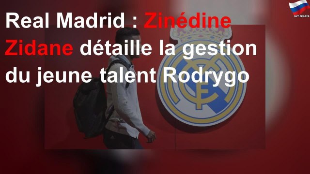 Real Madrid : Zinédine Zidane détaille la gestion du jeune talent Rodrygo