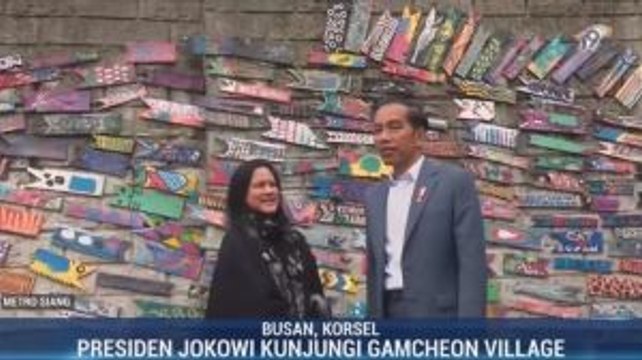 Jokowi Ingin Desa Budaya Gamcheon Jadi Inspirasi