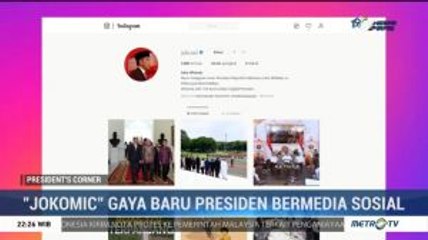 "Jokomic" Gaya Baru Presiden Bermedia Sosial