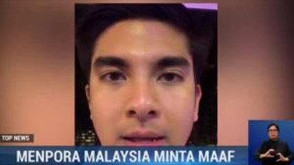 Menpora Malaysia Minta Maaf