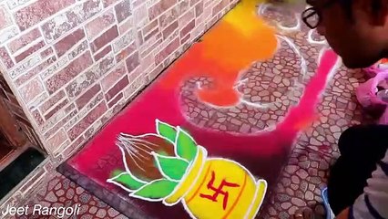 Akshay tritiya special rangoli. आप सभी लोगो को अक्षय तृतीया कि हार्दिक शुभकामनाये।☘️