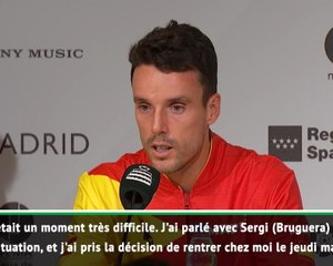 Coupe Davis - Bautista : "Un moment très difficile"