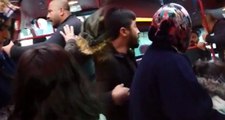 İstanbul'da dehşet! Eli sopalı saldırganlar, içi yolcu dolu minibüsün önünü kesti