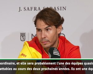 Coupe Davis - Nadal : "La fin de saison parfaite pour nous tous"