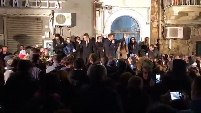 M5S, incontro a Valguarnera Caropepe (Enna) con Di Maio -3- (24.11.19)