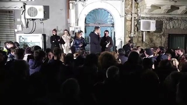 M5S, incontro a Valguarnera Caropepe (Enna) con Di Maio -1- (24.11.19)