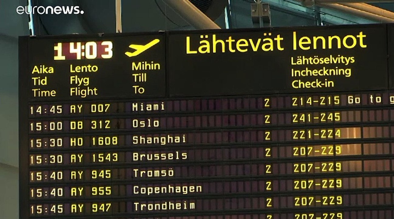 Solidaritätsstreik: finnair fliegt nur dosiert