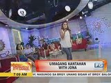 Umagang kantahan with Jona