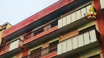 Crotone - Lavatrice a fuoco in appartamento, intervengono Vigili del Fuoco (25.11.19)