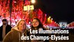 Champs-Elysées : les illuminations de noël brilleront jusqu'au 8 janvier