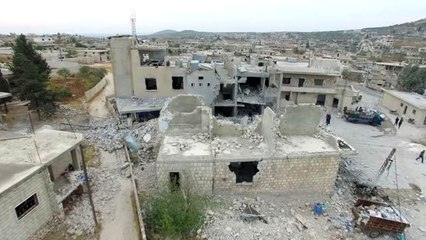 İdlib'de rejim ve destekçisi Rusya'nın yol açtığı yıkım büyüyor