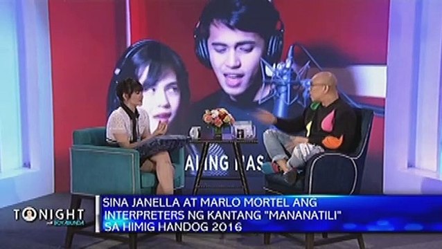 Janella Salvador sings Mananatili for Boy Abunda