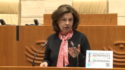 La vicepresidenta de la Junta defiende los PGEx 2020