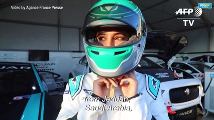 First Saudi woman driver to race car in kingdom
