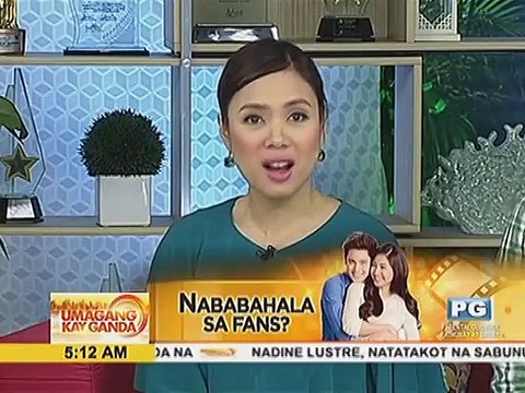 Nadine Lustre, natatakot na sabunutan ng mga nagkaka-crush kay James Reid