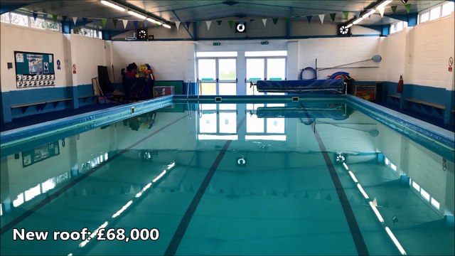 How much will Leesland's swimming pool cost to save?