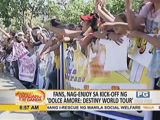 Fans, nag-enjoy sa kick-off ng 'Dolce Amore: Destiny World Tour'