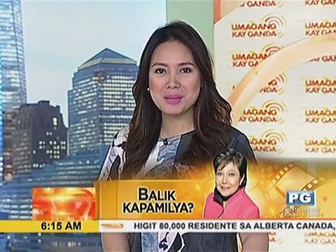 Nora Aunor, bukas sa posibilidad na maging Kapamilya muli