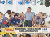 Mga artistang nag-i-endorso ng kandidato, tinodo na ang pangangampanya