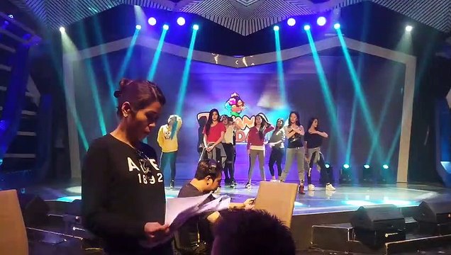 Opening dance rehearsals nina Jessy, Aiko at Sunshine, silipin