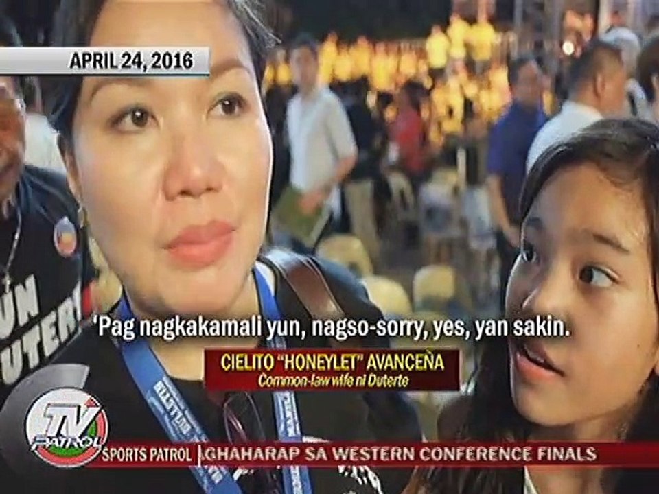 Cielito ""Honeylet"" Avanceña, sinabing magiging simple ang pamumuhay nila sa Malacañang