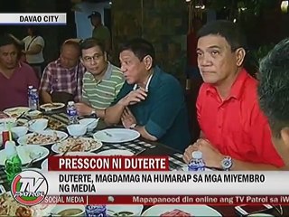 Duterte, inihayag ang line-up ng kanyang gabinete