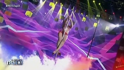 Pilipinas Got Talent Season 5 Live Semifinals: Celine Velayo - Pole Dancer