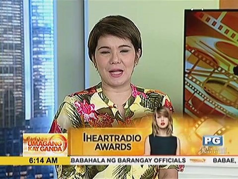 Taylor Swift, Justin Bieber, Selena Gomez at Chris Brown, nag-uwi ng parangal sa IHeartRadio Music Awards