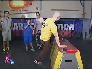 Gerald at Isabelle, sinubukan ang Parkour