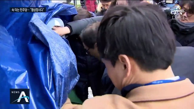 민주당 패스트트랙 ‘진퇴양난’…황교안 찾아간 이해찬