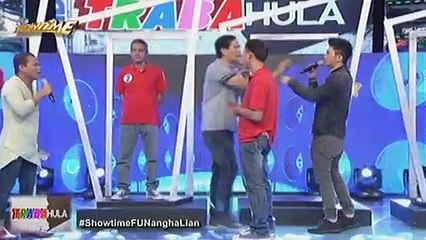 Pooh nakipag-sparring sa isang TrabaHula contestant