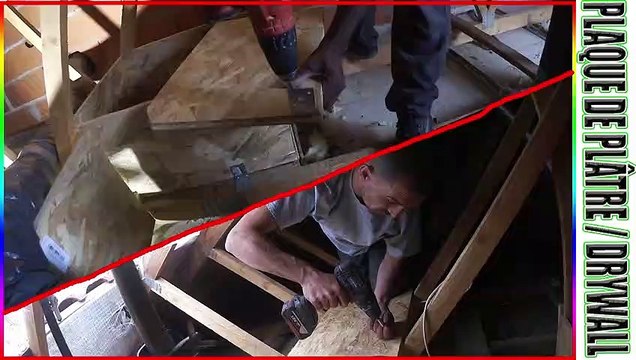 comment isoler 1 € comble perdu ouate cellulose soprema univercell tuto pro plaquiste rge réhausse électricité chemin accès trappe visite fini