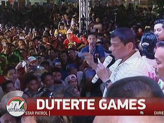 Mobile games na tampok si presumptive President Duterte, patok