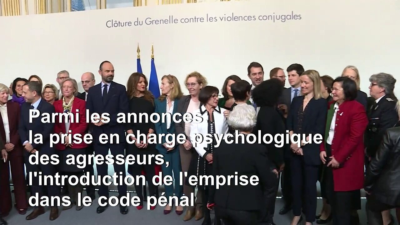 Violences conjugales: le gouvernement présente son plan en espérant un "électrochoc"