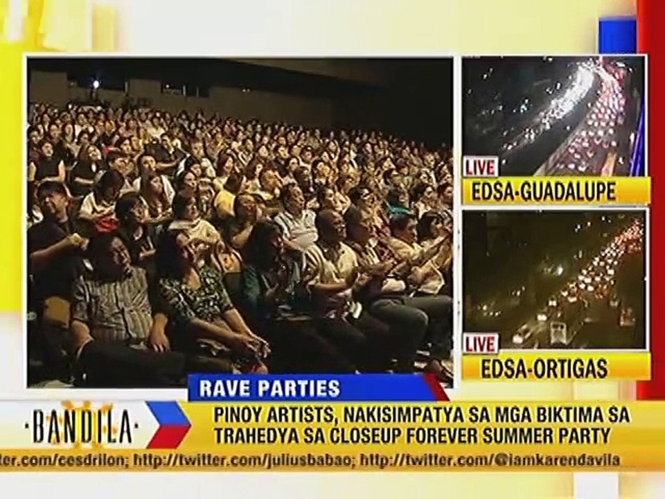 Pinoy artists, nakikisimpatya sa mga biktima sa trahedya sa Closeup Forever Summer Party