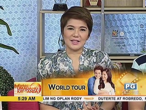 JaDine, dinumog ng kanilang fans sa pagpapatuloy ng kanilang world tour