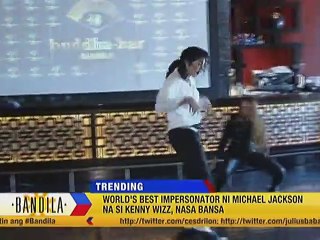 World's best impersonator ni Michael Jackson na si Kenny Wizz, nasa bansa