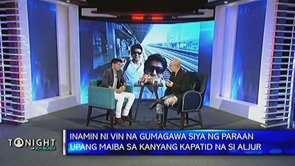 How does Vin Abrenica deal with his brother Aljur's popularity?