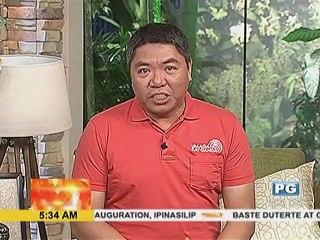 Barong ni Duterte na gagamitin mamaya sa inauguration, ipinasilip