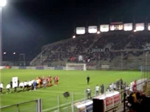 SCO-Boulogne : Entrée des joueurs