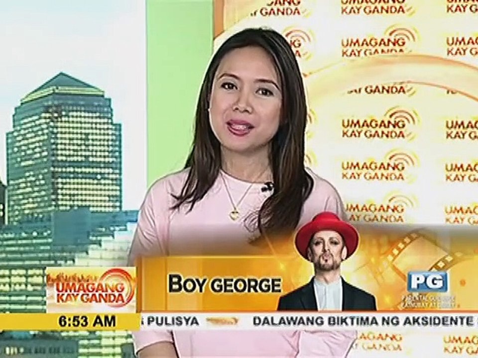 Boy George at banda niyang Culture Club, nasa bansa para sa isang concert