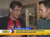 Julio Diaz, patuloy ang pagpapagaling matapos magka-anuerysm