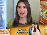 Jadine fans, winelcome ang nagbabalik-bansa na sina Nadine Lustre at James Reid