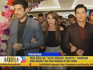 Download Video: Mga bida ng 'Achy Breaky Hearts,' ramdam ang mainitna pagtangkilik ng fans