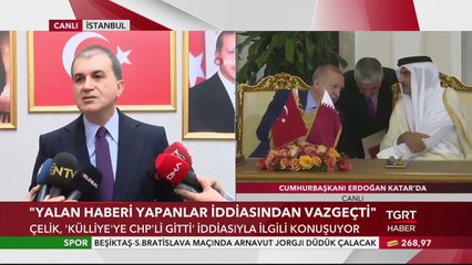 AK Parti Sözcüsü Çelik: "CHP'de Kirli Senaryoyla Karşı Karşıyayız"