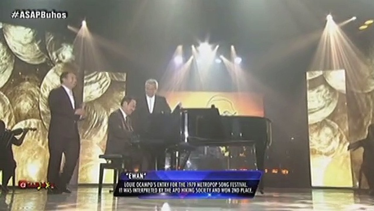 OPM Legends Jim Paredes and Buboy Garovillo sing ""Ewan"" on #ASAPinoy