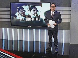 Estudyante, binansagang 'Mr. Duterte'ng kanilang paaralan matapos mag-viral ang panggagaya sa pangul