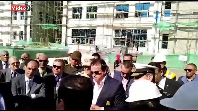 وزير التعليم العالى يتفقد جامعة العلمين الدولية