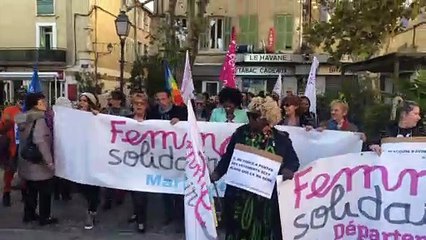 Une marche contre les violences faites aux femmes à Martigues