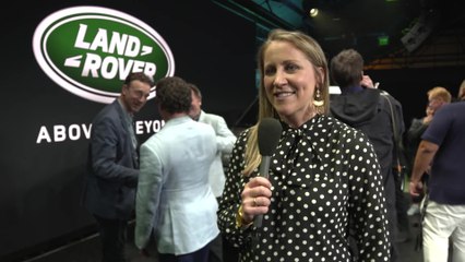 New 2020 Land Rover Defender at the 2019 LA Auto Show - Meghan Duggan
